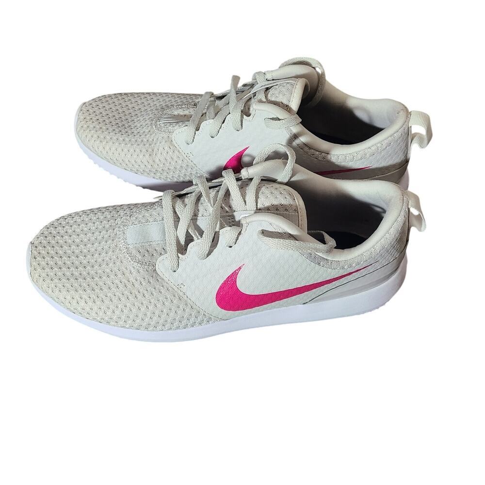 Nike Roshe G Golf Shoes Womens 9.5 Photon Dust White Pink CD6066-004 - Picture 5 of 8